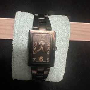Ladies Black Harley Davidson watch by Bulova